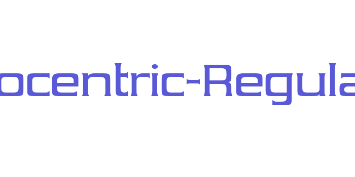 Vibrocentric-Regular Font Download