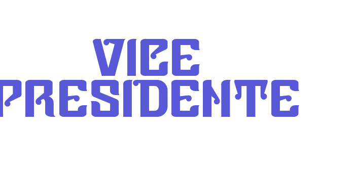 Vice Presidente Font Download