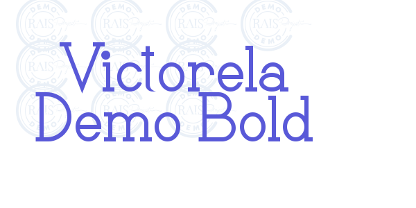 Victorela Demo Bold font