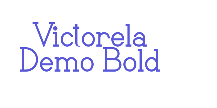 Victorela Demo Bold Font Download