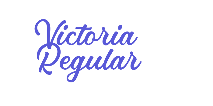 Victoria Regular Font Download