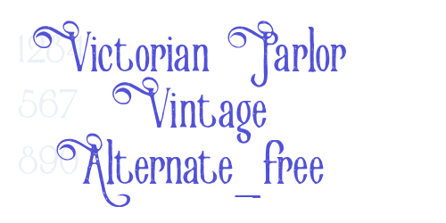Victorian Parlor Vintage Alternate_free-font-download