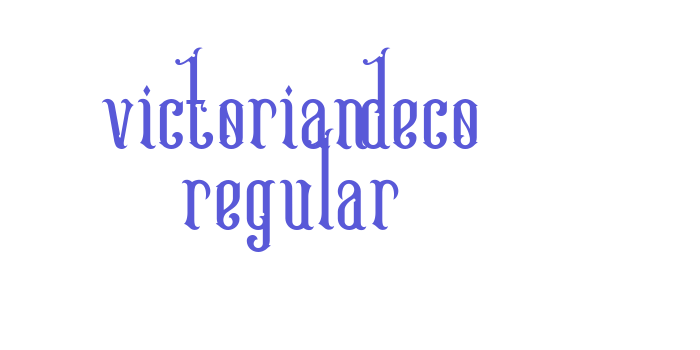 Victoriandeco Regular Font Download