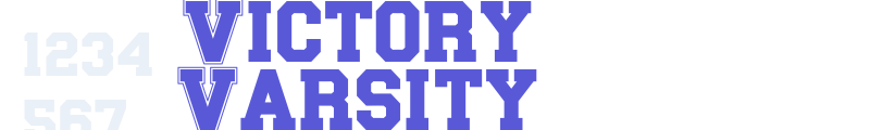 Victory Varsity font