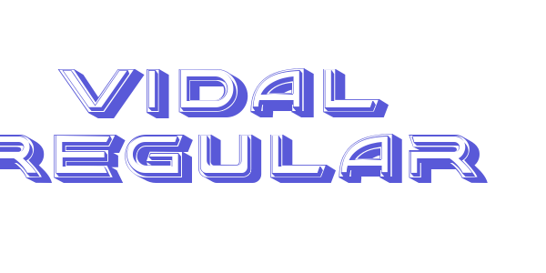 Vidal Regular font free