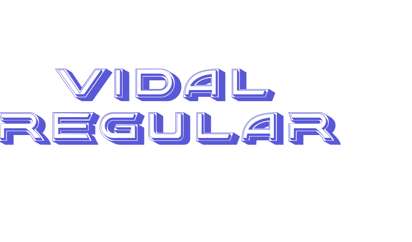 Vidal Regular Font