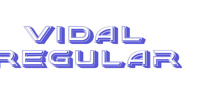 Vidal Regular Font Download