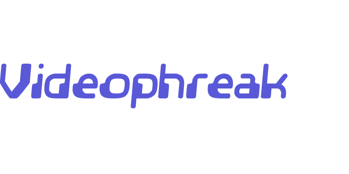 Videophreak Font Download