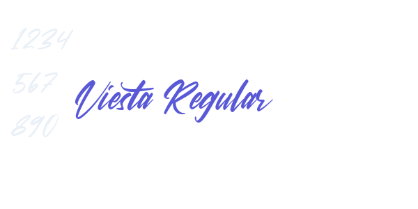 Viesta Regular font