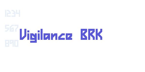 Vigilance BRK font free