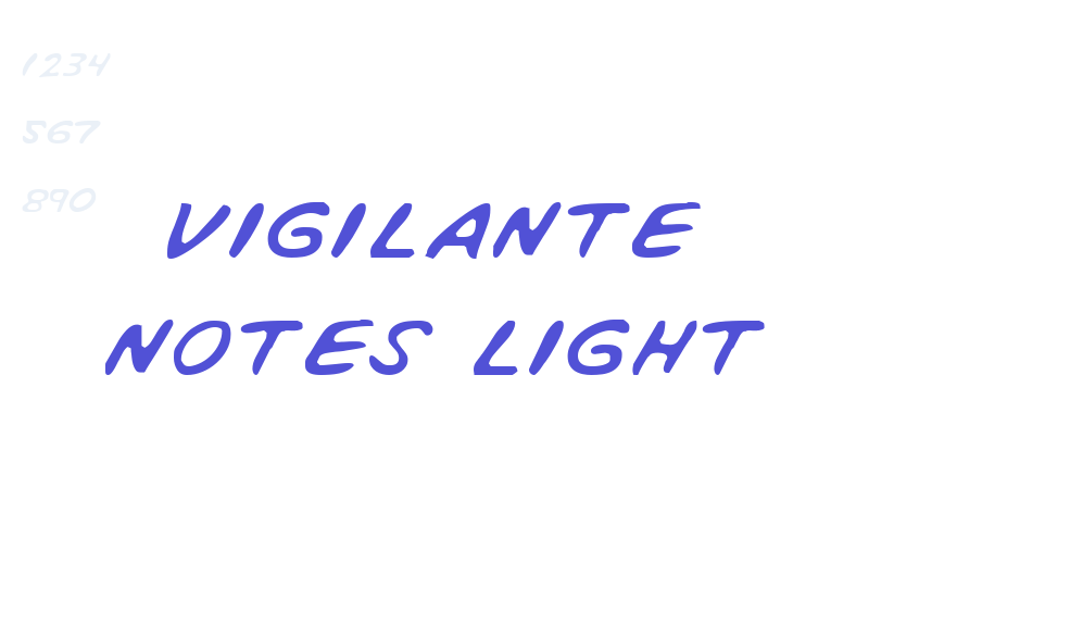 Vigilante Notes Light-font-download