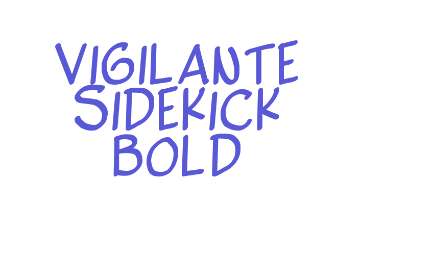 Vigilante Sidekick Bold Font