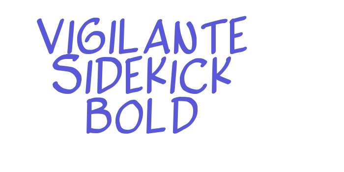 Vigilante Sidekick Bold Font Download