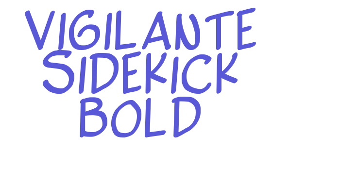 Vigilante Sidekick Bold Font