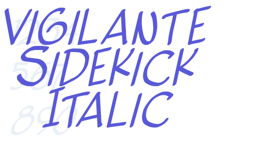 Vigilante Sidekick Italic Font Download