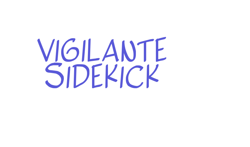 Vigilante Sidekick Font