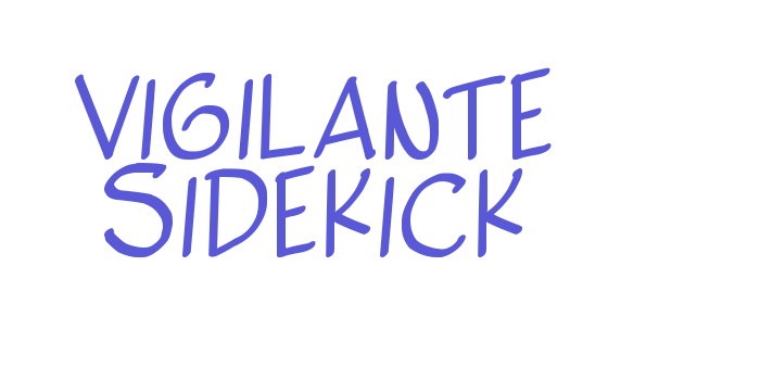 Vigilante Sidekick Font