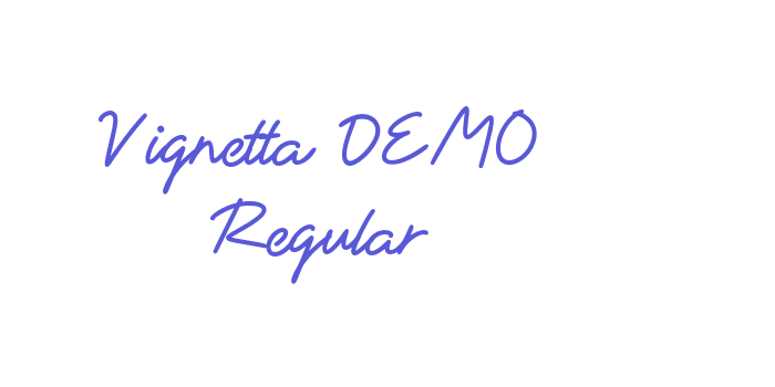 Vignetta DEMO Regular Font Download