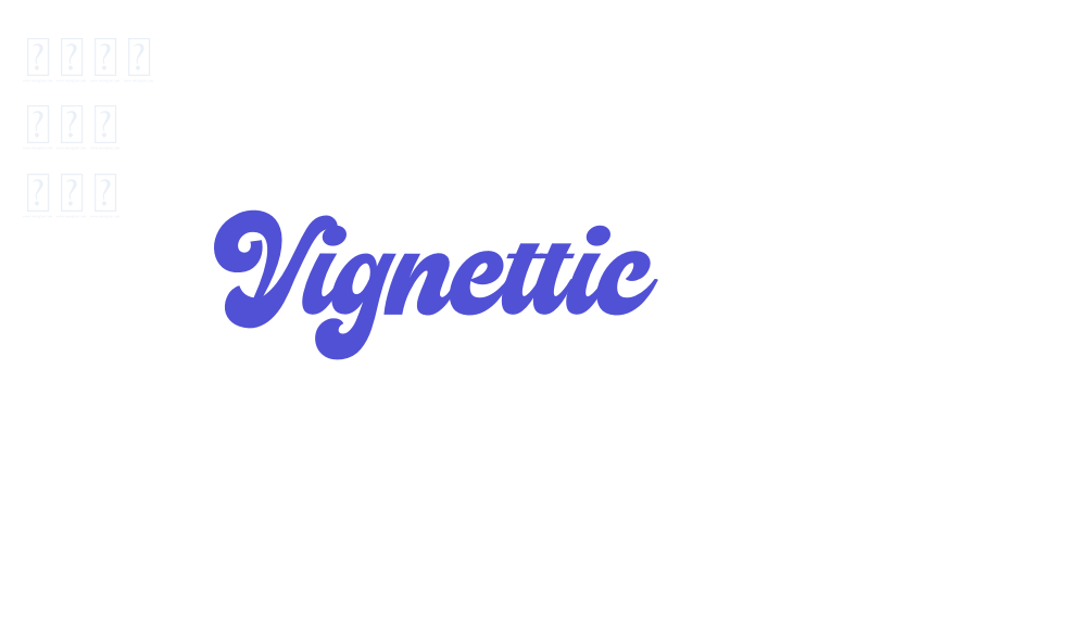 Vignettic-font-download