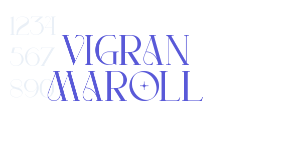 Vigran Maroll font free