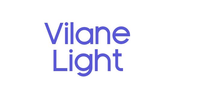 Vilane Light Font