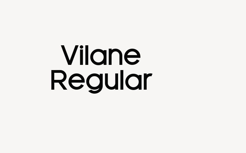 Vilane Regular Font