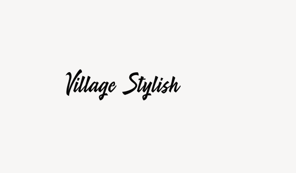 Village Stylish Font