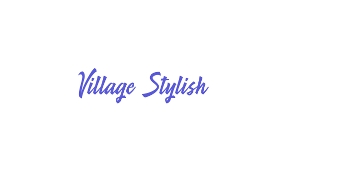 Village Stylish Font Download