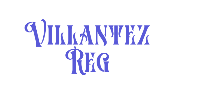 Villantez Reg Font