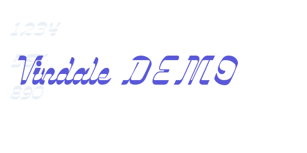 Vindale DEMO font free