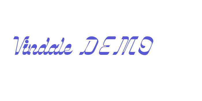 Vindale DEMO Font Download