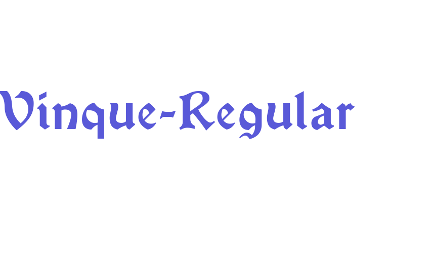 Vinque-Regular Font Download