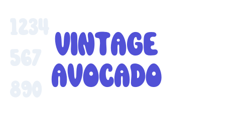 Vintage Avocado-font-download