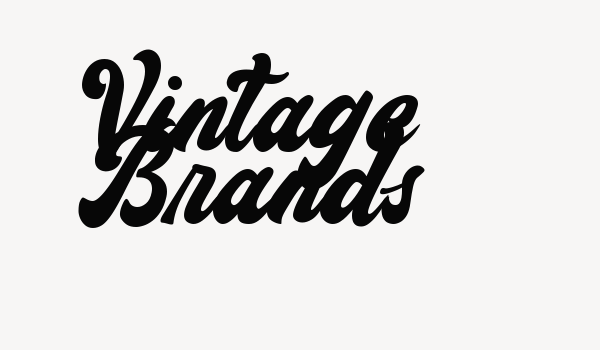 Vintage Brands Font