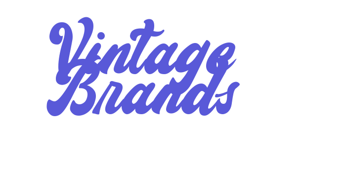 Vintage Brands Font Download