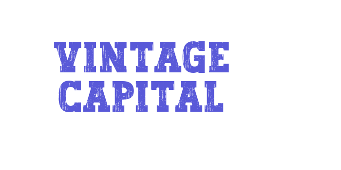 Vintage Capital Font Download