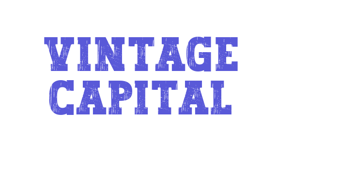 Vintage Capital Font