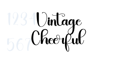 Vintage Cheerful