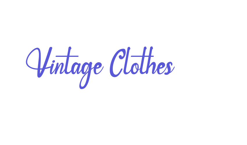 Vintage Clothes Font Download