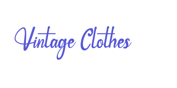 Vintage Clothes Font Download