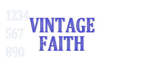 Vintage Faith-font-download