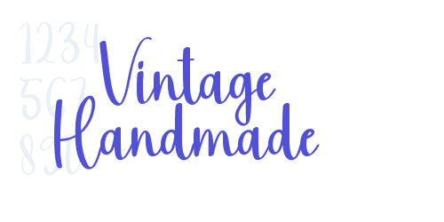 Vintage Handmade-font-download