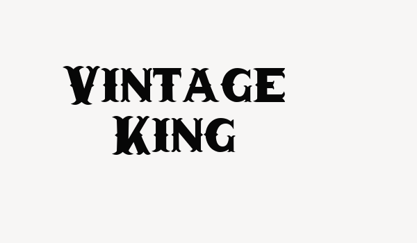 Vintage King Font