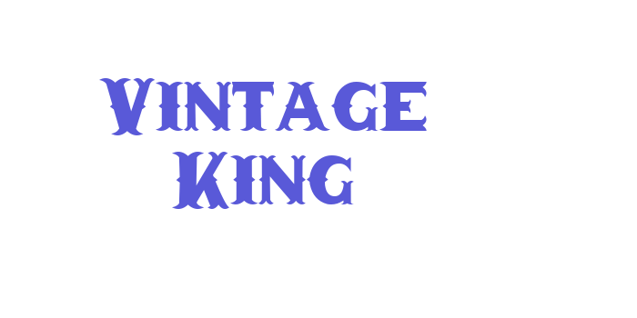 Vintage King Font Download