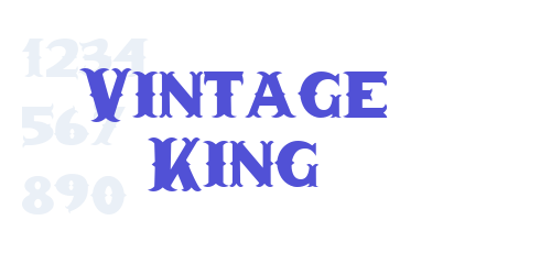 Vintage King-font-download