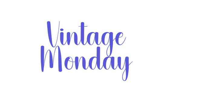 Vintage Monday Font Download