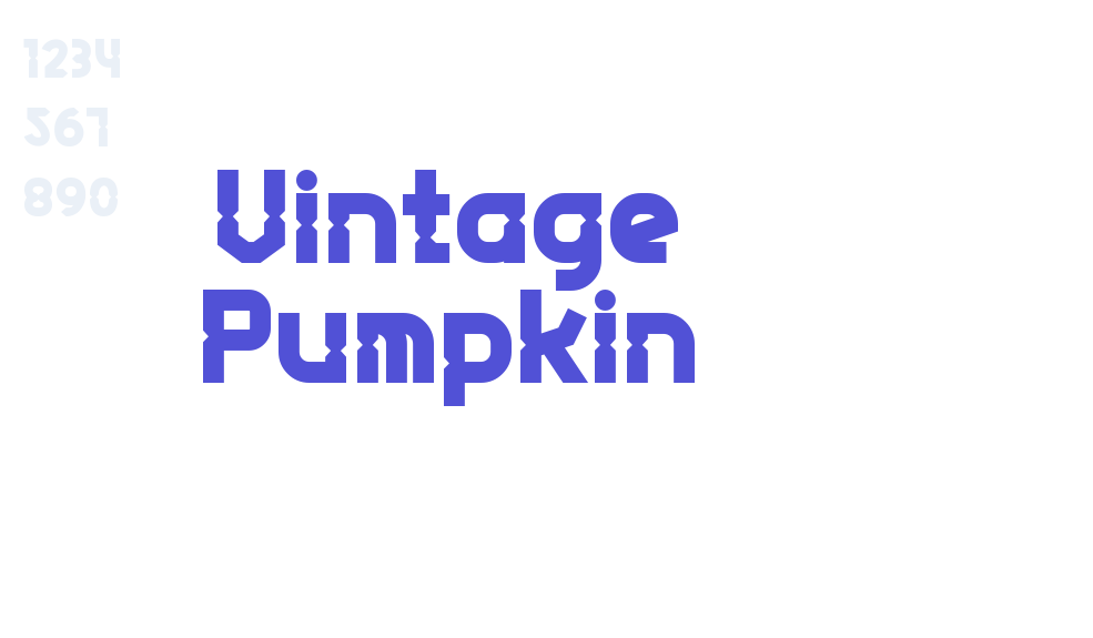 Vintage Pumpkin-font-download