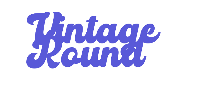 Vintage Round Font Download