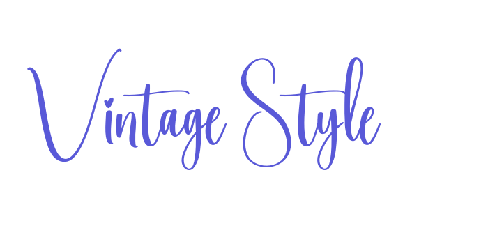 Vintage Style Font Download