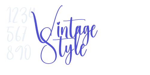Vintage Style-font-download